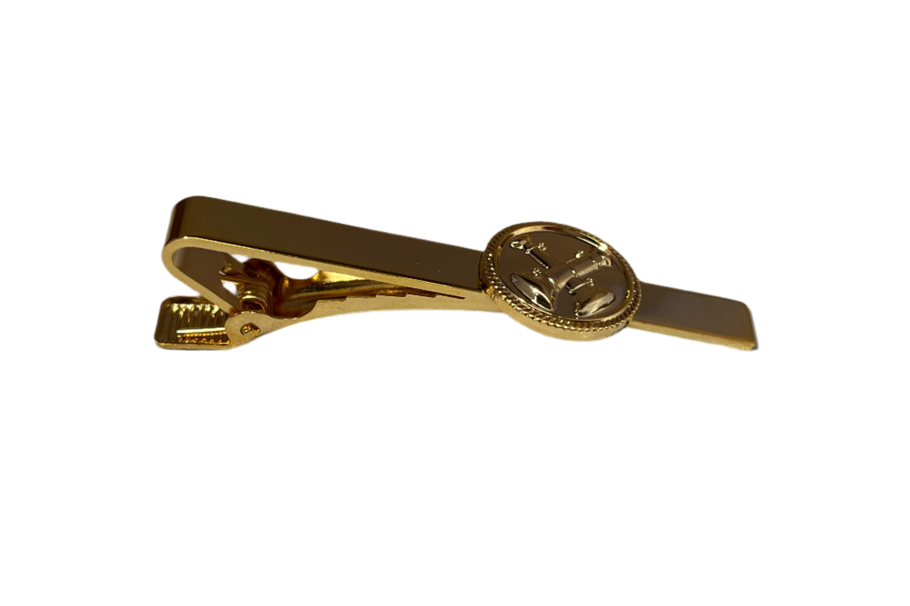Two Crossed Trumpet Tie Bar  - JW14GL071G