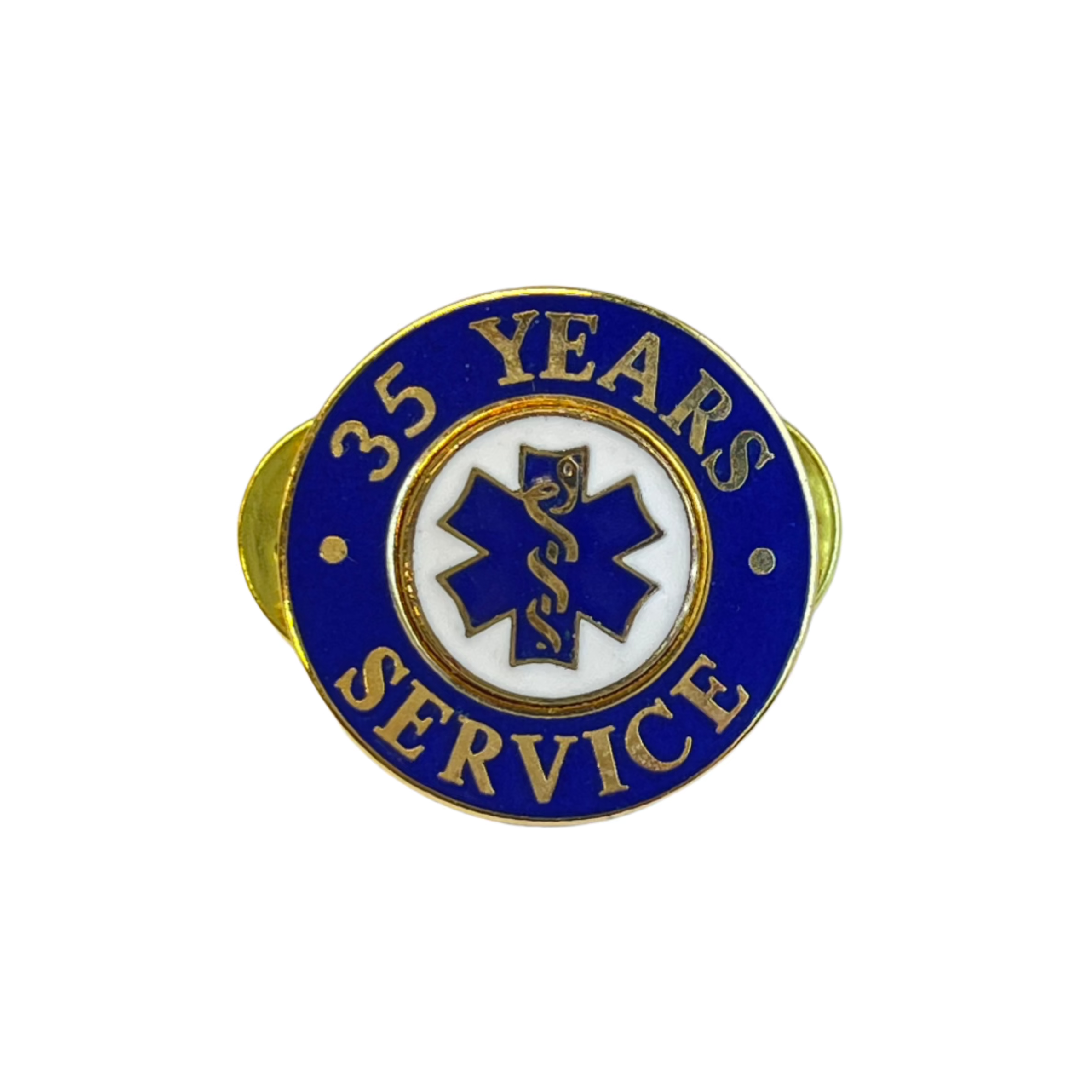 35 Yrs Service Gold Pin Blue - LF231GB