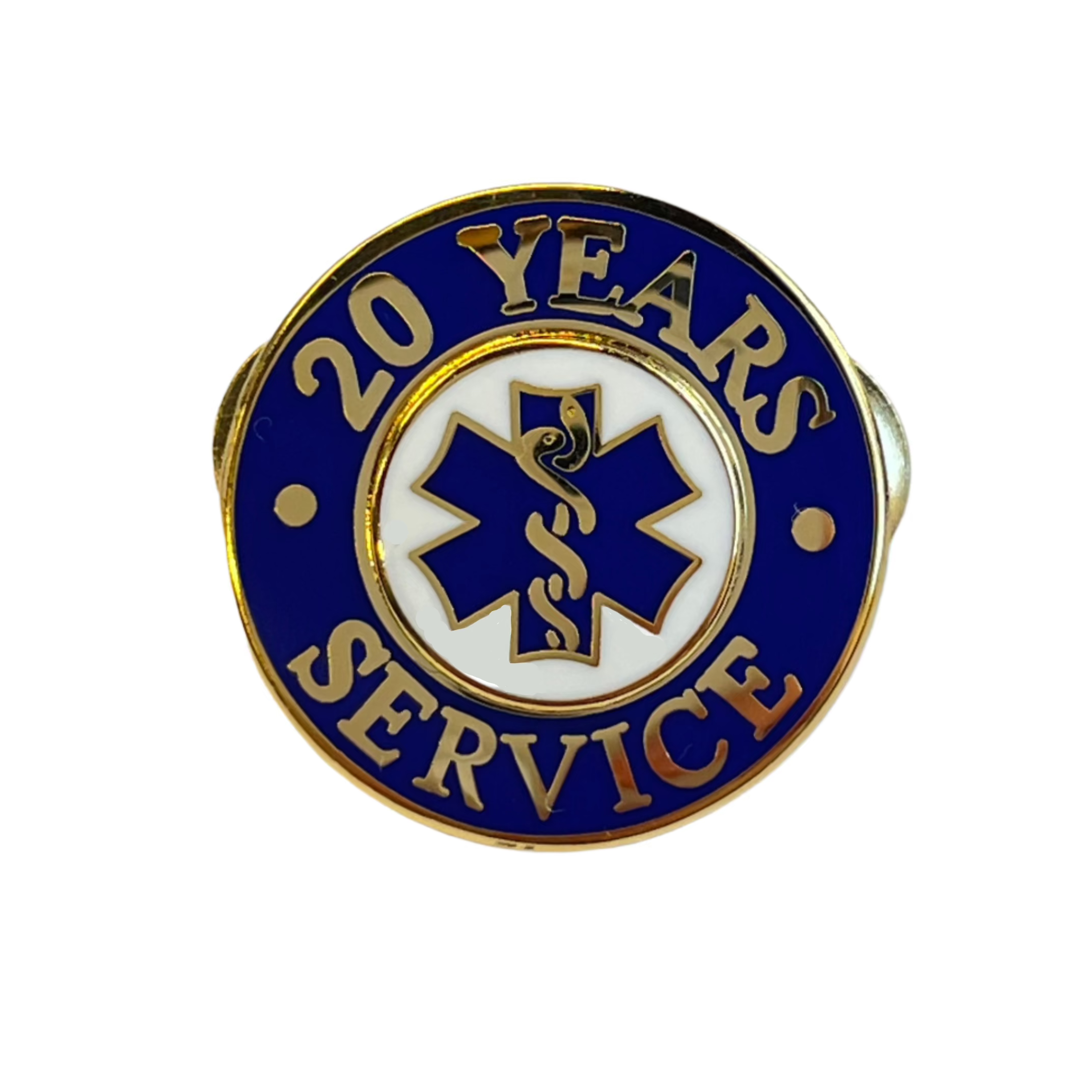 20 Yrs Service Gold Pin Blue - LF228GB