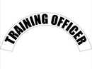 TRAINING OFFICER Curved Helmet Decal