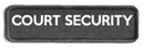 COURT SECURITY Crest Small Silver