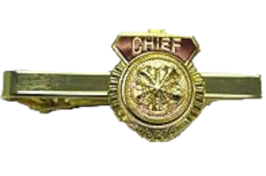 Fire Chief Tie Bar - JW14GLF80G