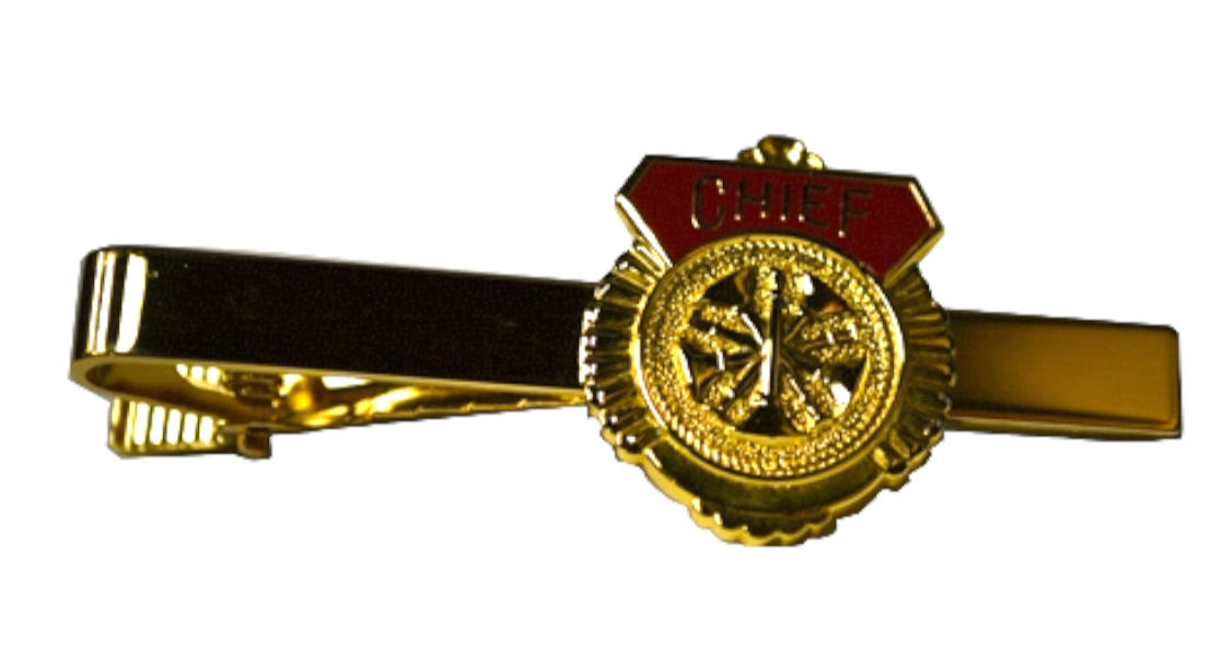 Fire Chief Tie Bar - JW14GLF80G