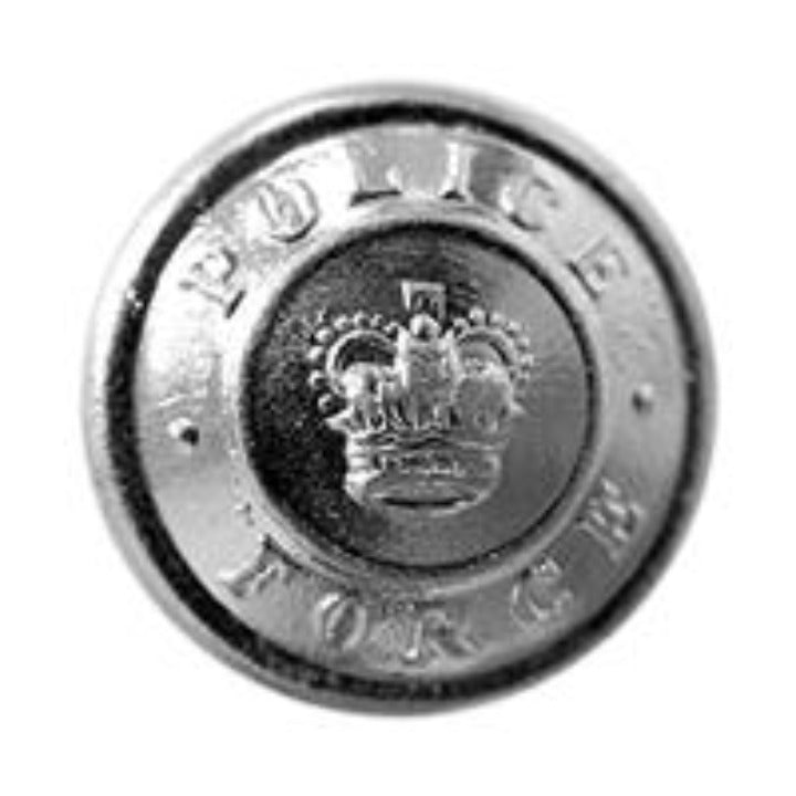 POLICE Button Small Silver - BU02S