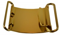 Ceremonial Gold Curved Buckle