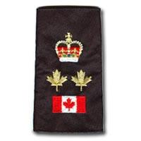 DEPUTY CHIEF Gold Canada Flag Slip-Ons - EP02CG