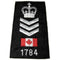 STAFF SERGEANT Canada Flag # Silver Slip-Ons