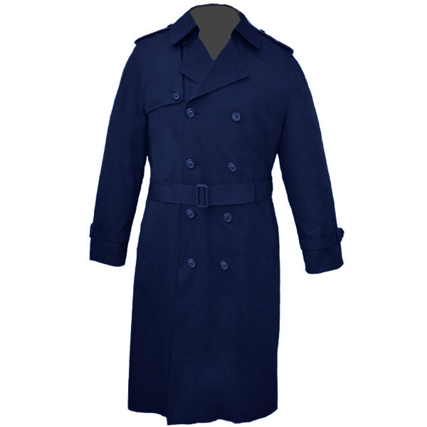 Navy single breasted trench 2025 coat