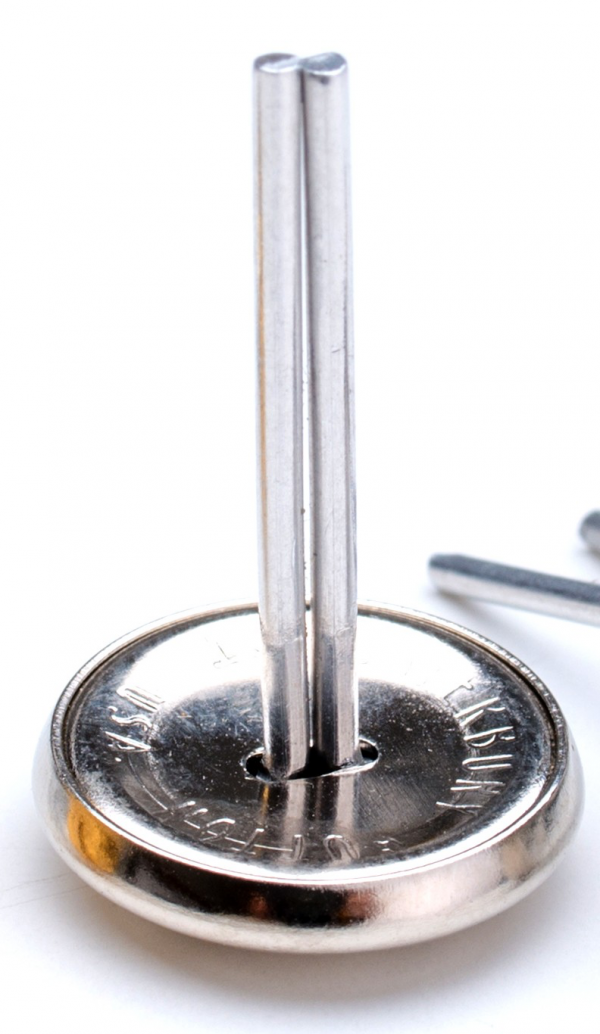 Hat Button CAFC Silver - BU13S