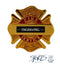MALTESE CROSS FIRE SERVICE Gold Pin