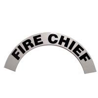FIRE CHIEF Curved Helmet Decal - DC25FC