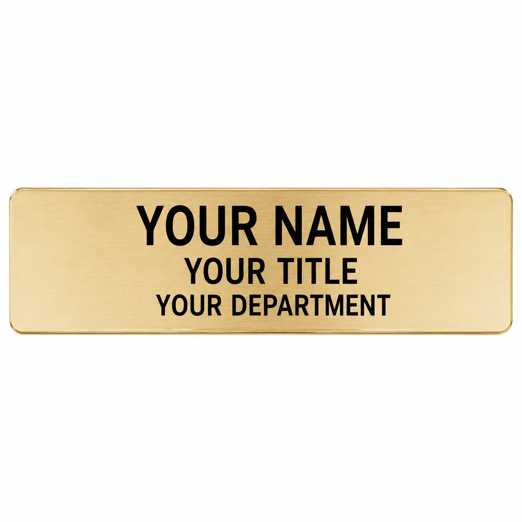 Name Bar 3 Lines - NB08G/S3