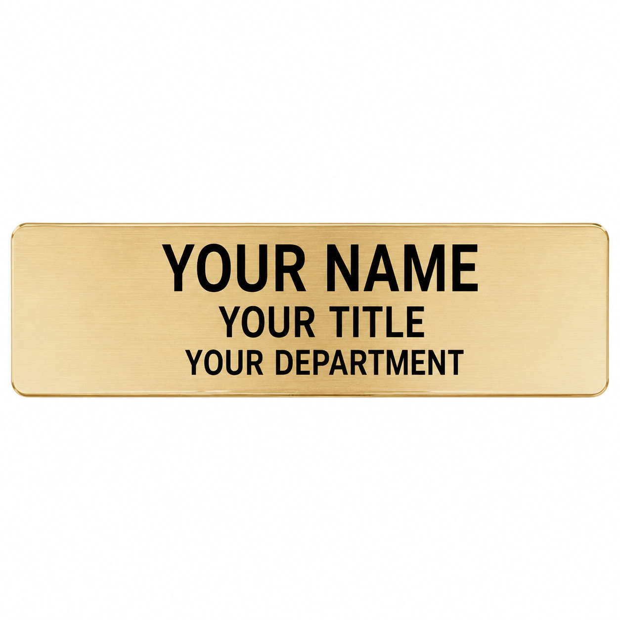 Name Bar 3 Lines - NB08G/S3