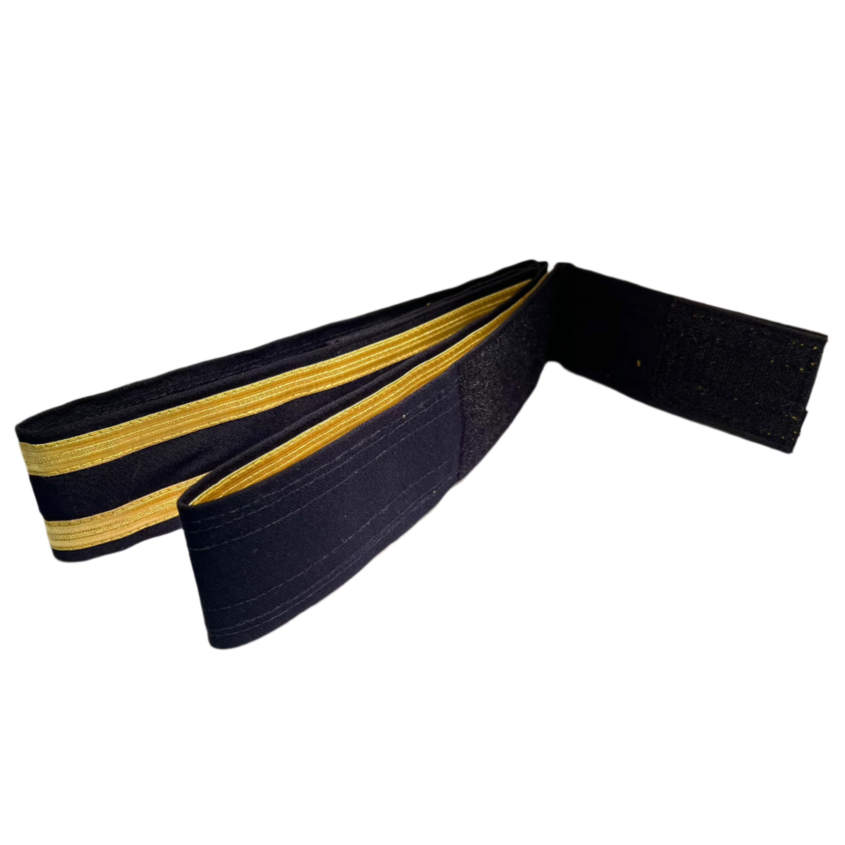 Gold or Silver Braid Edged Ceremonial Belt - BT031L