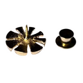 Deputy Chief 4x Trumpet Cut Out Pin - LF04G