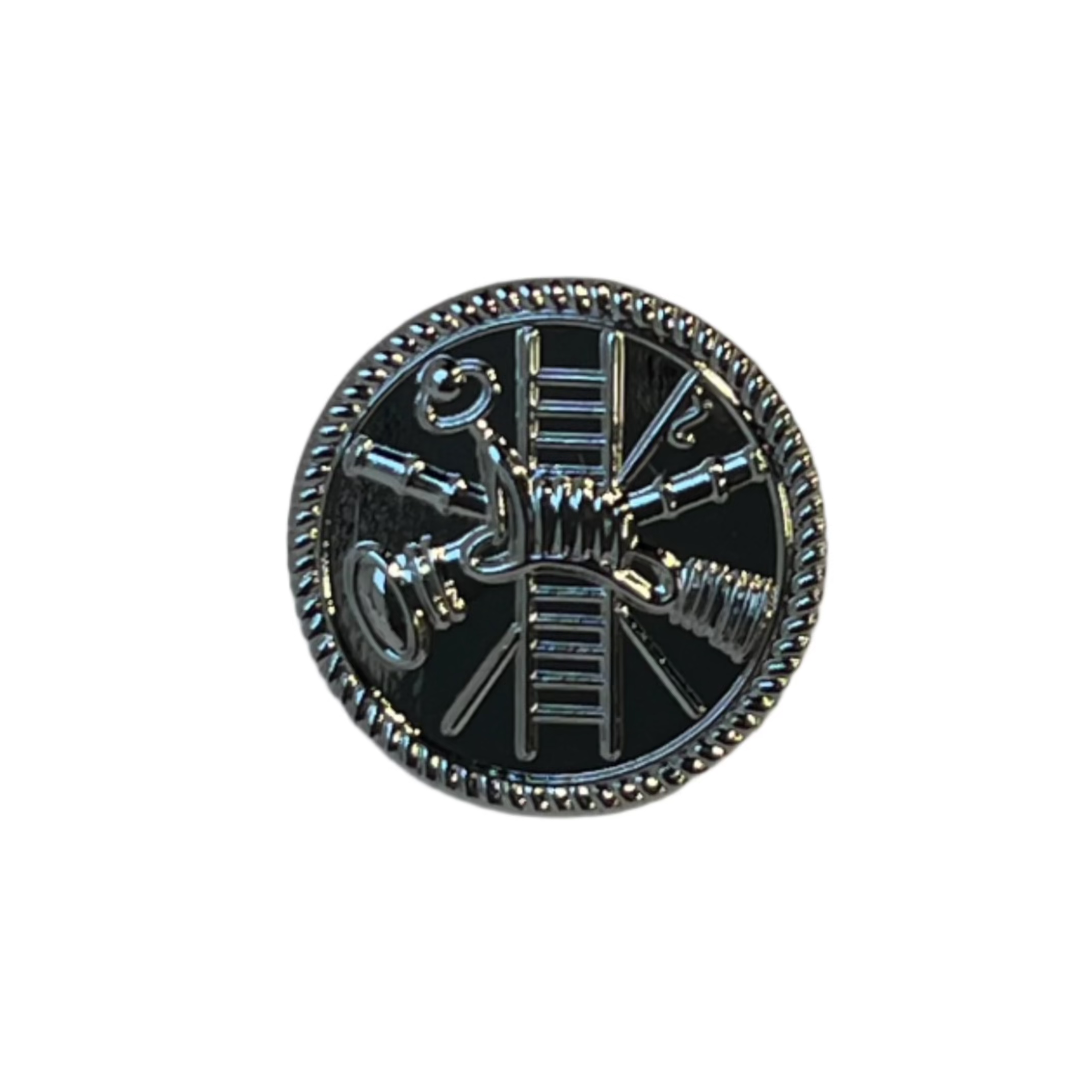 Small Gold Fire Symbol Shirt Pin - LF111G