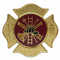 Fire Symbol Gold Maltese Cross - LF88