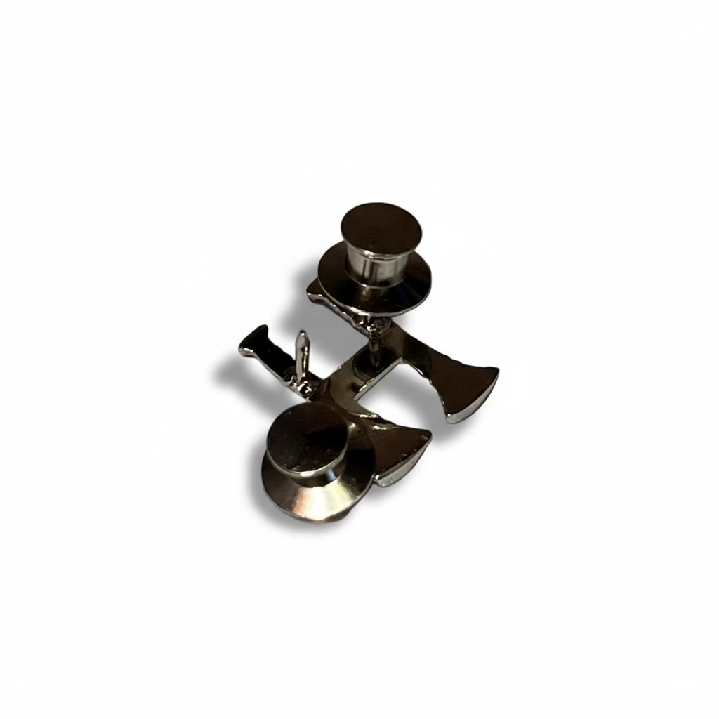 Officer 2-Trumpet Cut-Out Pin - LF022