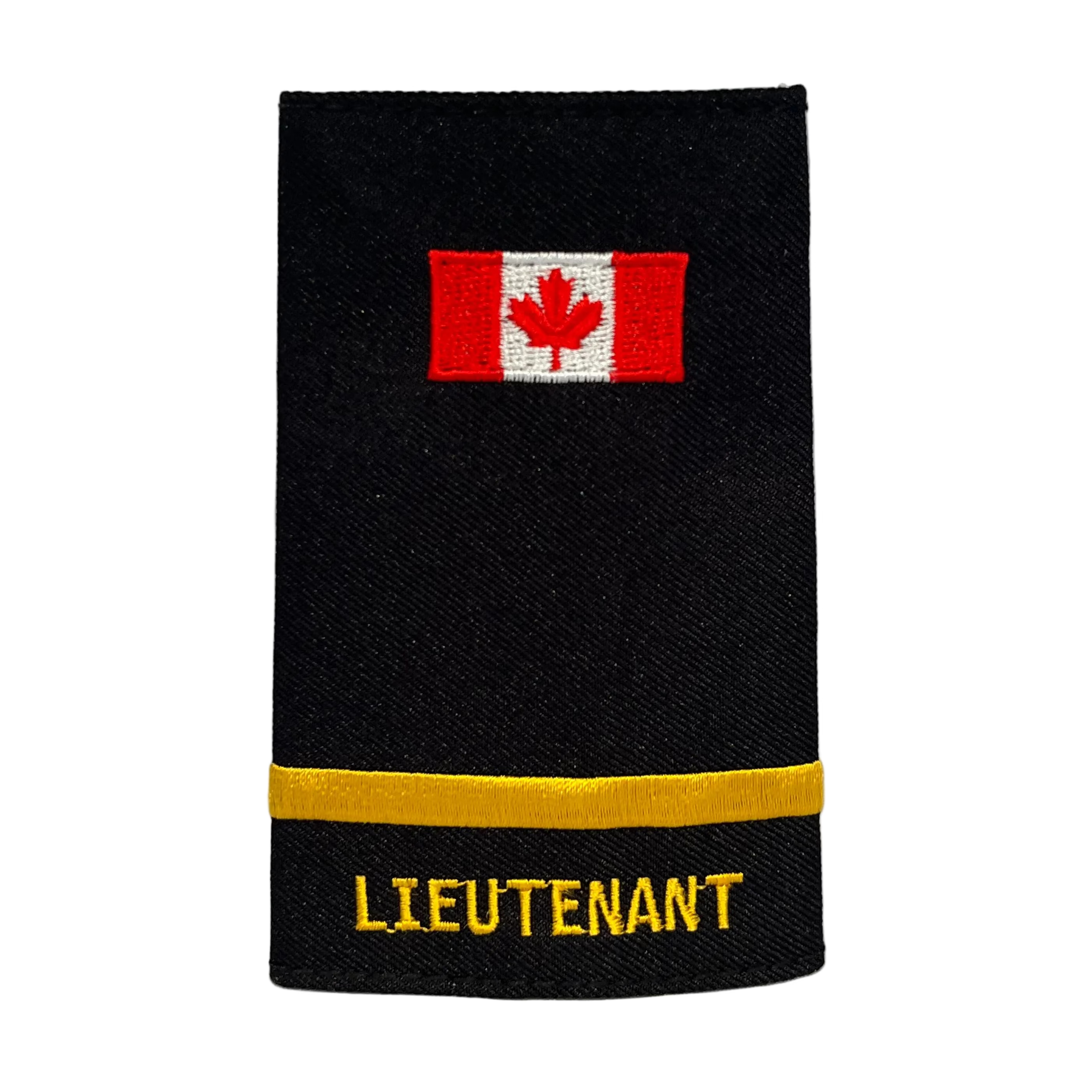 Canada Flag 1 Bar Lieutenant Slip-Ons - EF114C