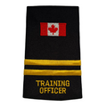 2 Bar Training Officer Canada Flag Slip-Ons - EF118C