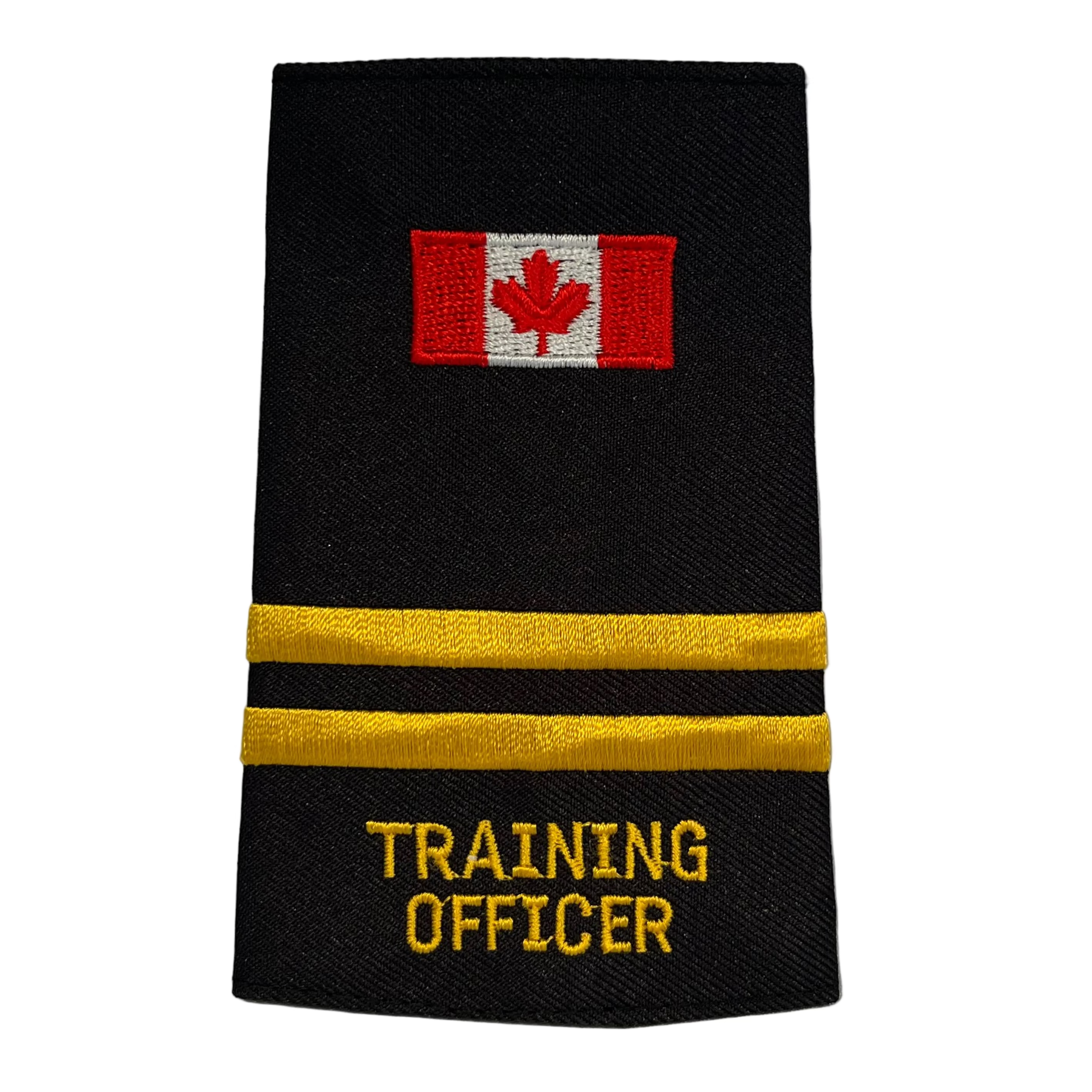 2 Bar Training Officer Canada Flag Slip-Ons - EF118C