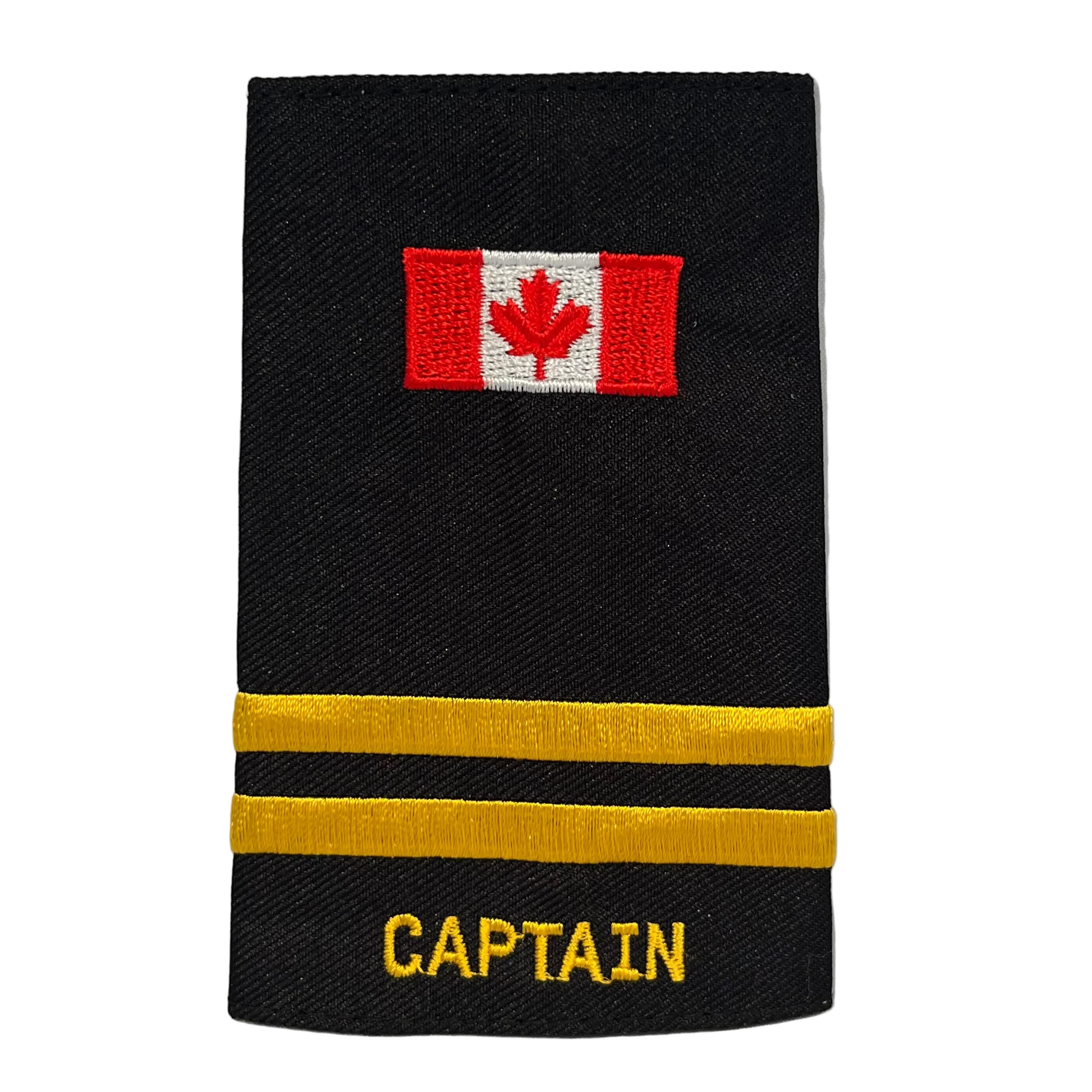 Canada Flag 2 Bar Captain Slip-Ons - EF113C