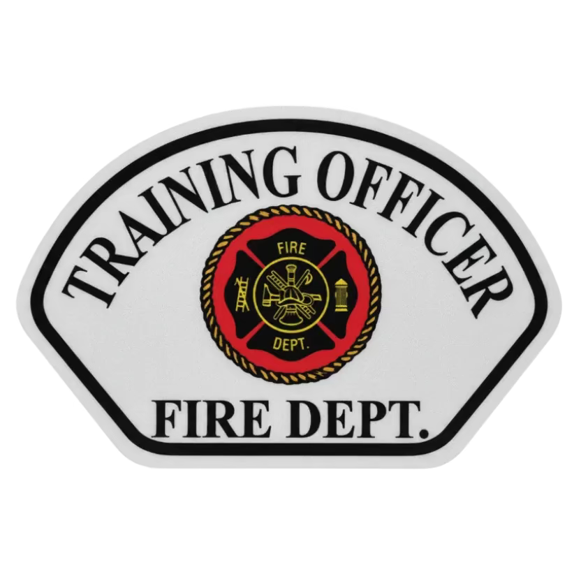 Training Officer Helmet Rank Decals - DC20TO