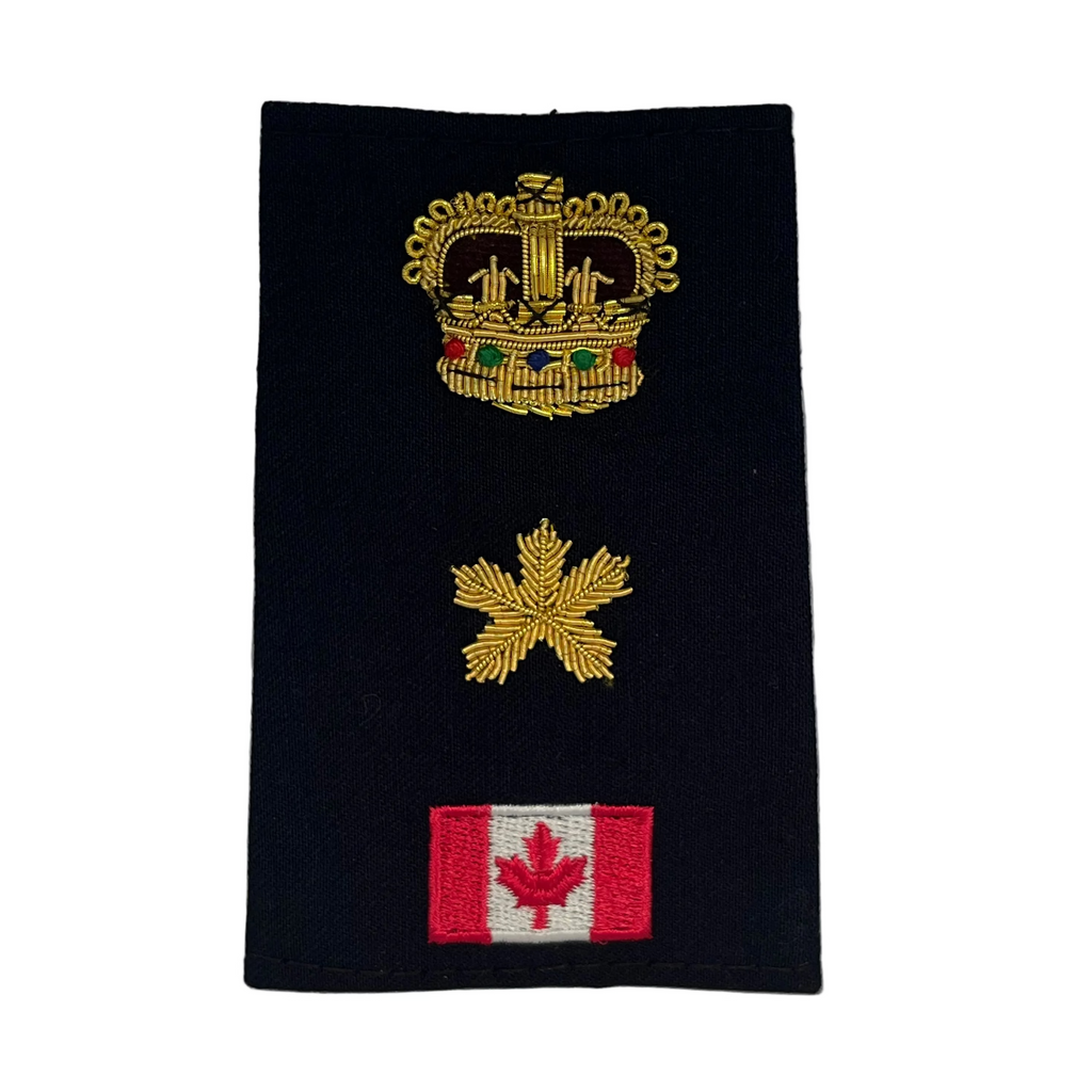 Staff Superintendent Gold Bullion with Canada Flag Slip-Ons - EP42GC
