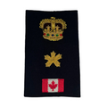 Staff Superintendent Gold Bullion with Canada Flag Slip-Ons - EP42GC