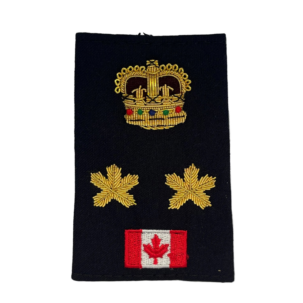 Deputy Chief Pip/Crown with Canada Flag Slip-Ons - EP41GC