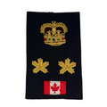 Deputy Chief Pip/Crown with Canada Flag Slip-Ons - EP41GC