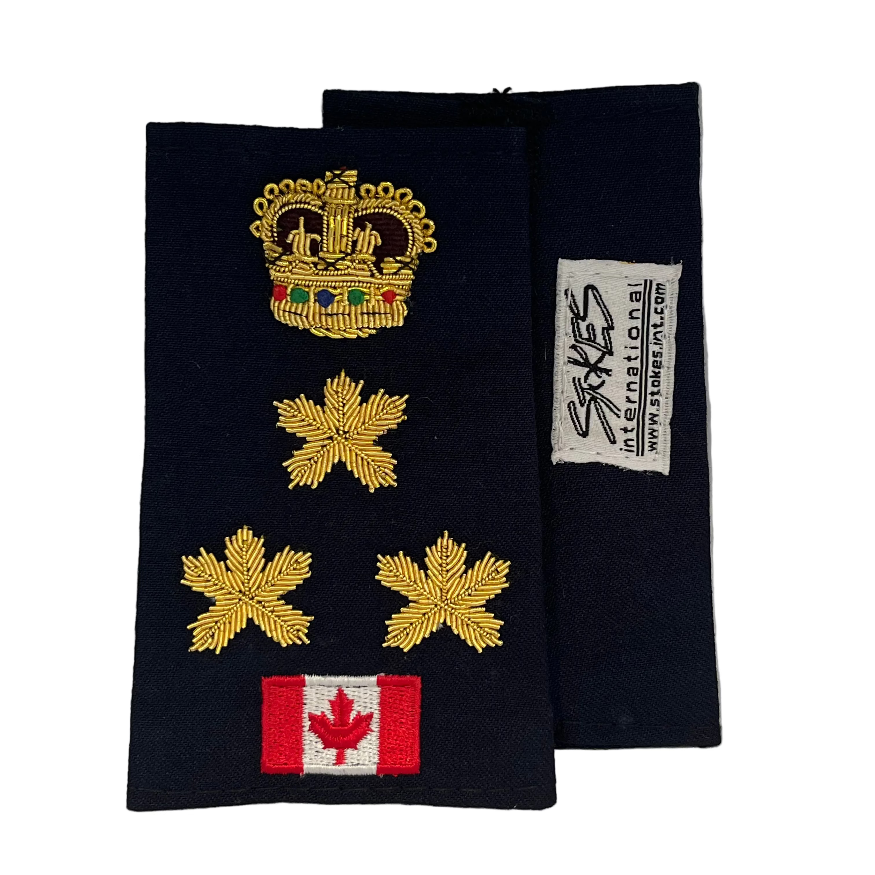 Chief Gold Bullion Slip-Ons with Canada Flag - EP40GC