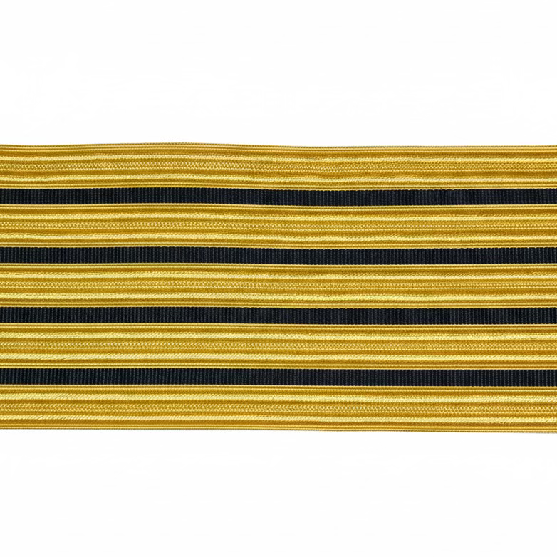5 Bar Gold Uniform Braid - SB0015G