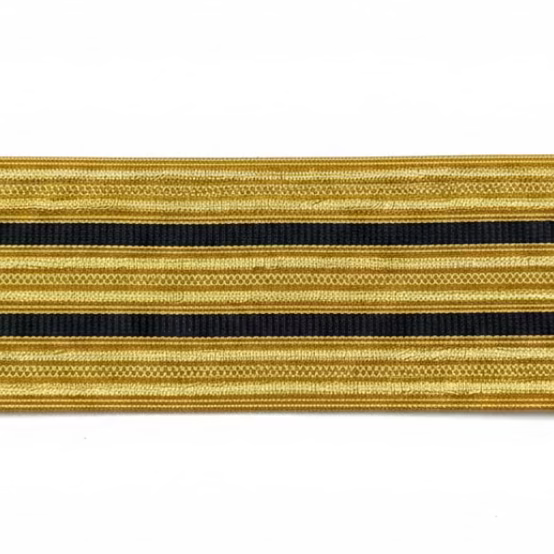 3 Bar Gold Multi Uniform Braid - SB0013G
