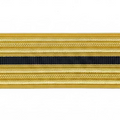 2 Bar Gold Uniform Braid - SB0012G