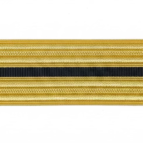 2 Bar Gold Uniform Braid - SB0012G