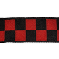 Red Black Checkered Uniform Braid - SB111BR