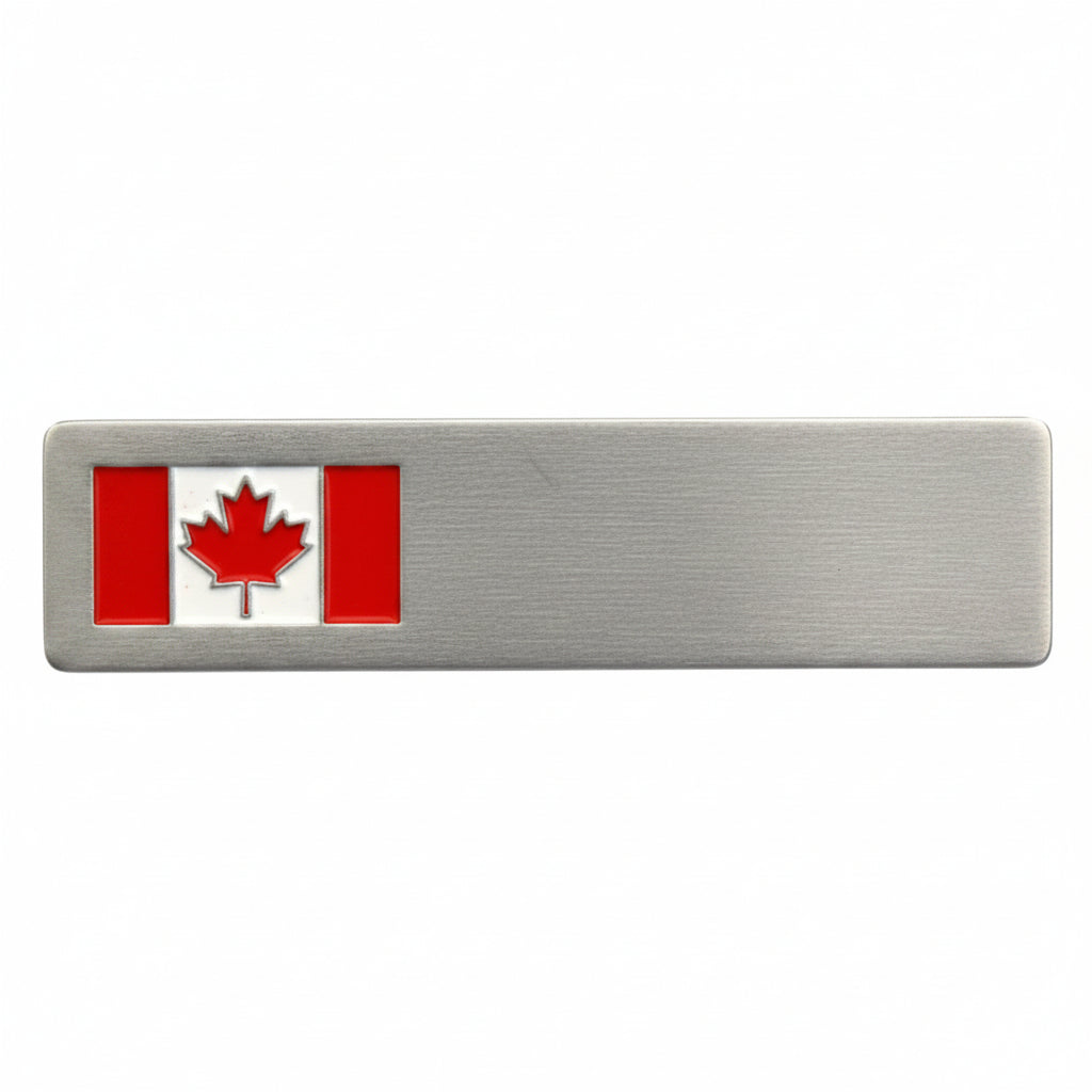 NEW Canada Flag Name Bar 1 Line - NB28