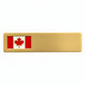 NEW Canada Flag Name Bar 2 Lines - NB28