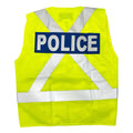 Police Five Points Tear Away Safety Vest - POL5001