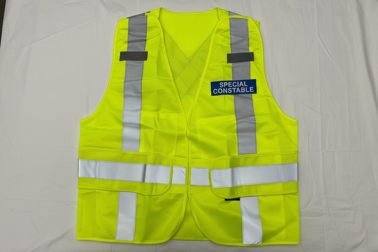 Special Cst. Five Points Tear Away Safety Vest - POL5002