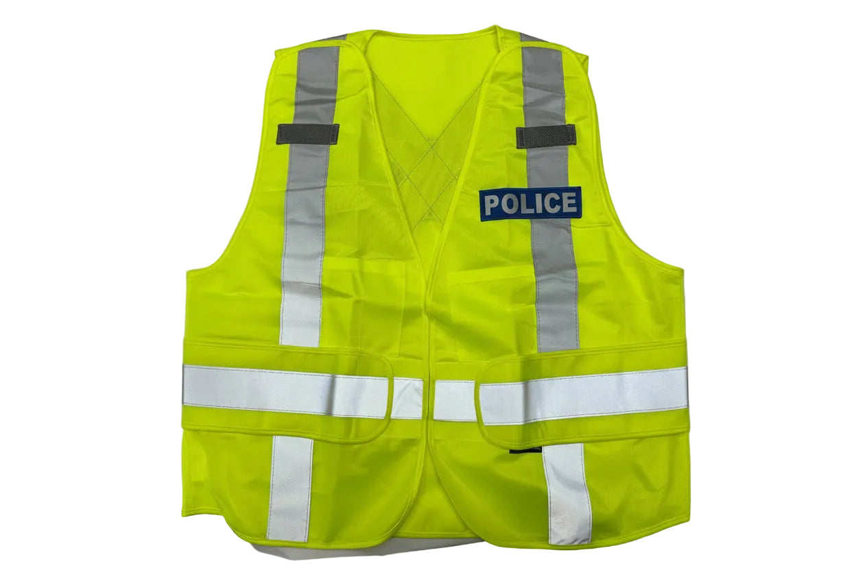 POLICE Five Points Tear Away Safety Vest - POL5001