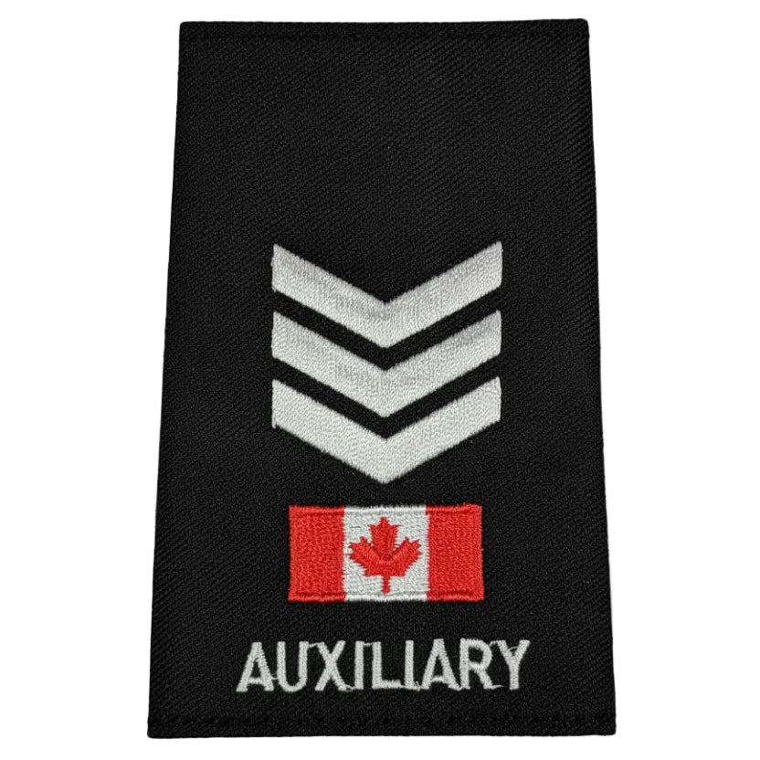 Auxiliary Sergeant Canada Flag Slip-Ons - EP31SC
