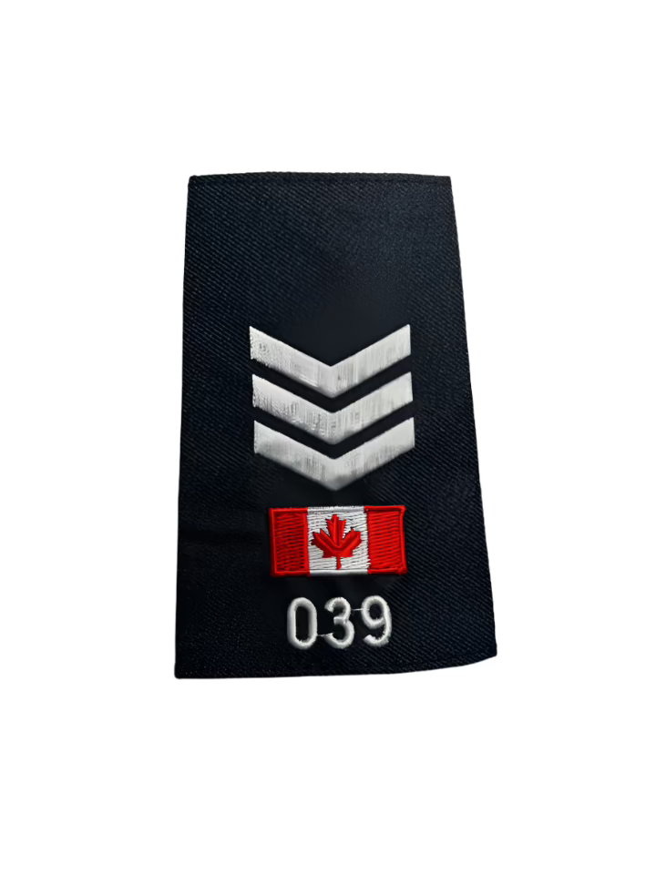 SERGEANT Silver Can Flag # Slip-Ons - EP08CNS