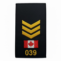 Sergeant Canada Flag # Slip-Ons - EP08CN