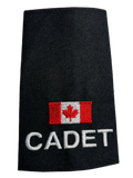 CADET with Canada Flag Silver Slip-Ons - EP30CS