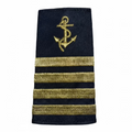 Anchor 4 Bar Gold Slip-Ons - EO90GB