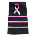 Pink Ribbon 3 Bar Slip-Ons - EF303P