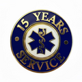15 Yrs Service Gold Pin Blue - LF227GB