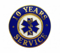 10 Yrs Service Gold Pin Blue - LF226GB